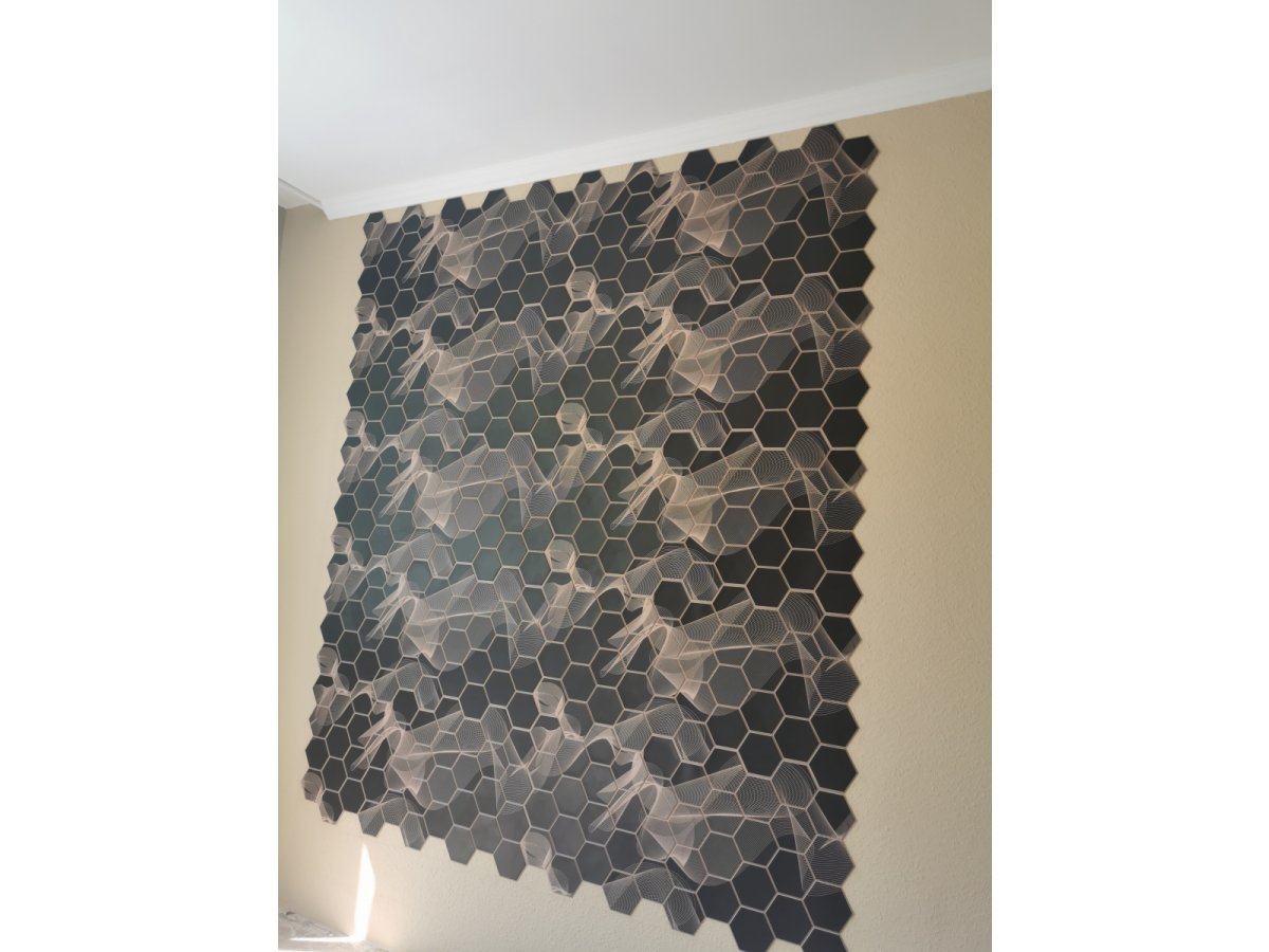 PVC falpanel, scifi, szobai fal burkolásához