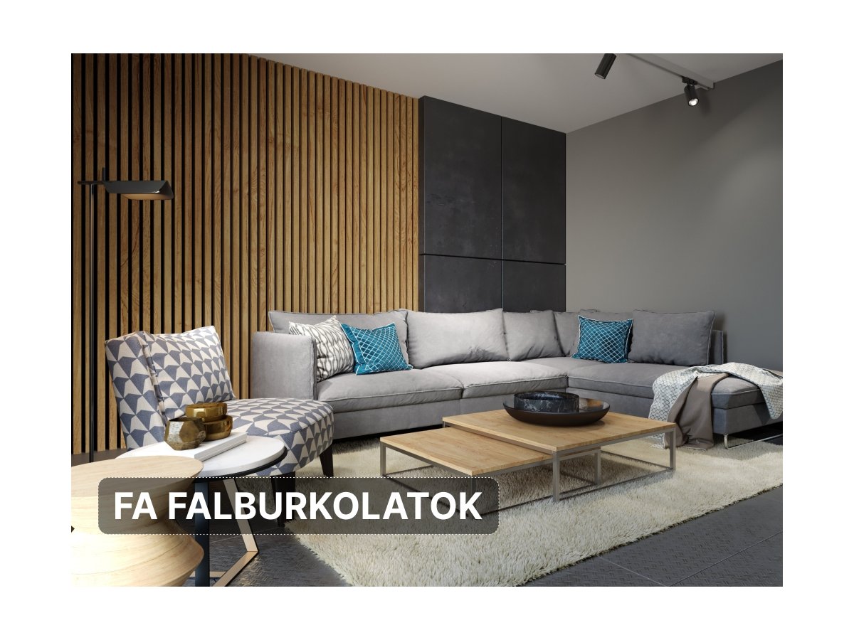 Sávos fa falburkolat és mozaik fa falpanel valódi fából