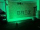 Színváltós 30W RGB reflektor bulifénynek - zöld szín