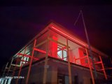RGB LED szalagos stablon világítás tesztüzem (Szerelés: Szuhi-Vill Kft)