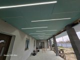 Természetes fehér COB LED szalag beépítése terasz világításhoz (Szuhi-Vill Kft)