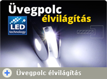 Üvegpolc élvilágítás - új LED-es megoldásokkal!